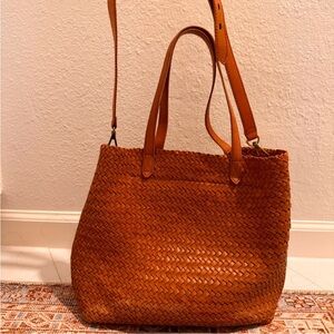 Madewell Brown Woven Tote